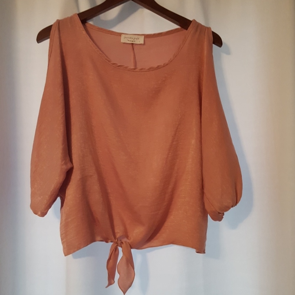 Cold shoulder blouse